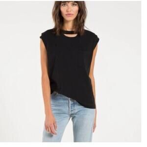 N:philanthropy Serge Black Pocket Tank size Large